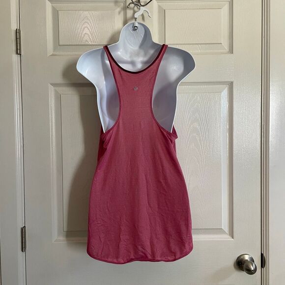 Lululemon Size 8 What The Sport Singlet Tank Top Magenta - Picture 5 of 6